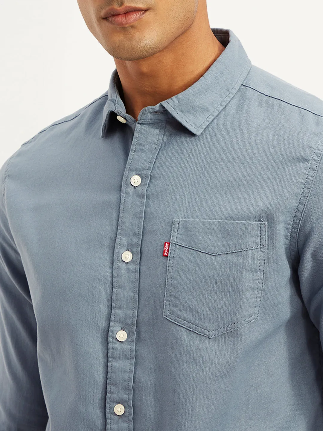 Men's Solid Slim Fit Shirt