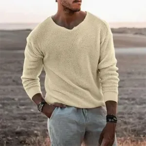 Men's Warm Knitted Sweater | Long