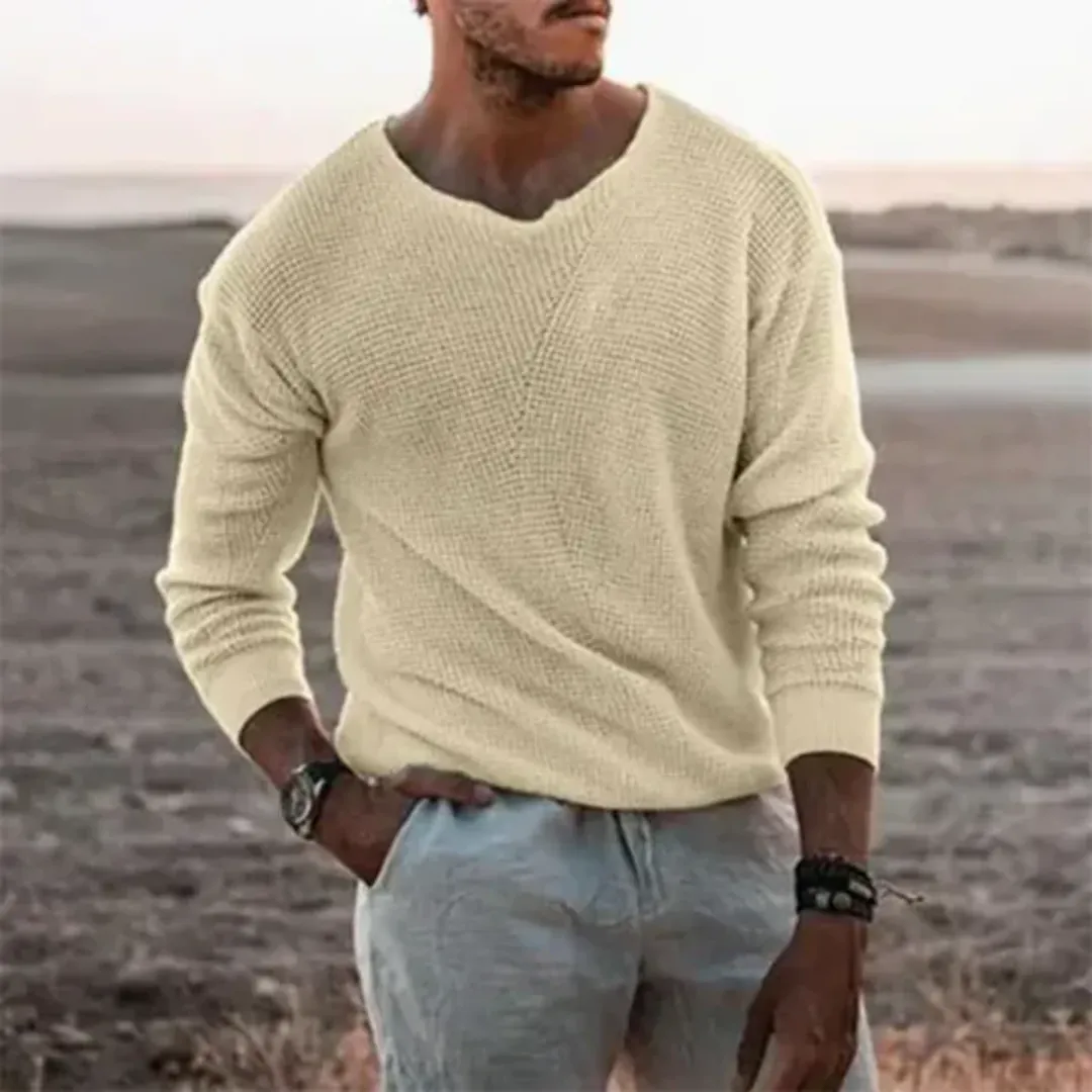 Men's Warm Knitted Sweater | Long