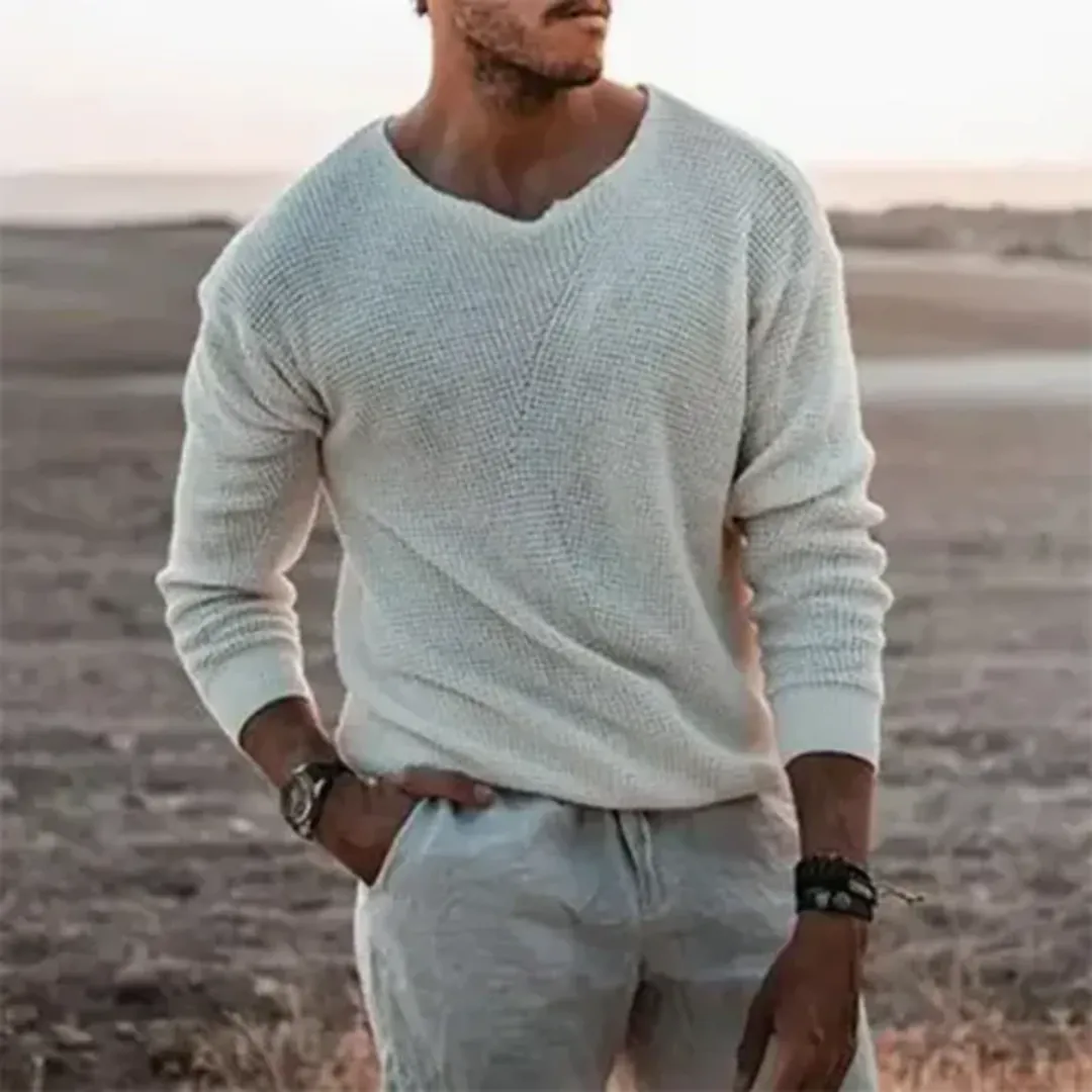 Men's Warm Knitted Sweater | Long