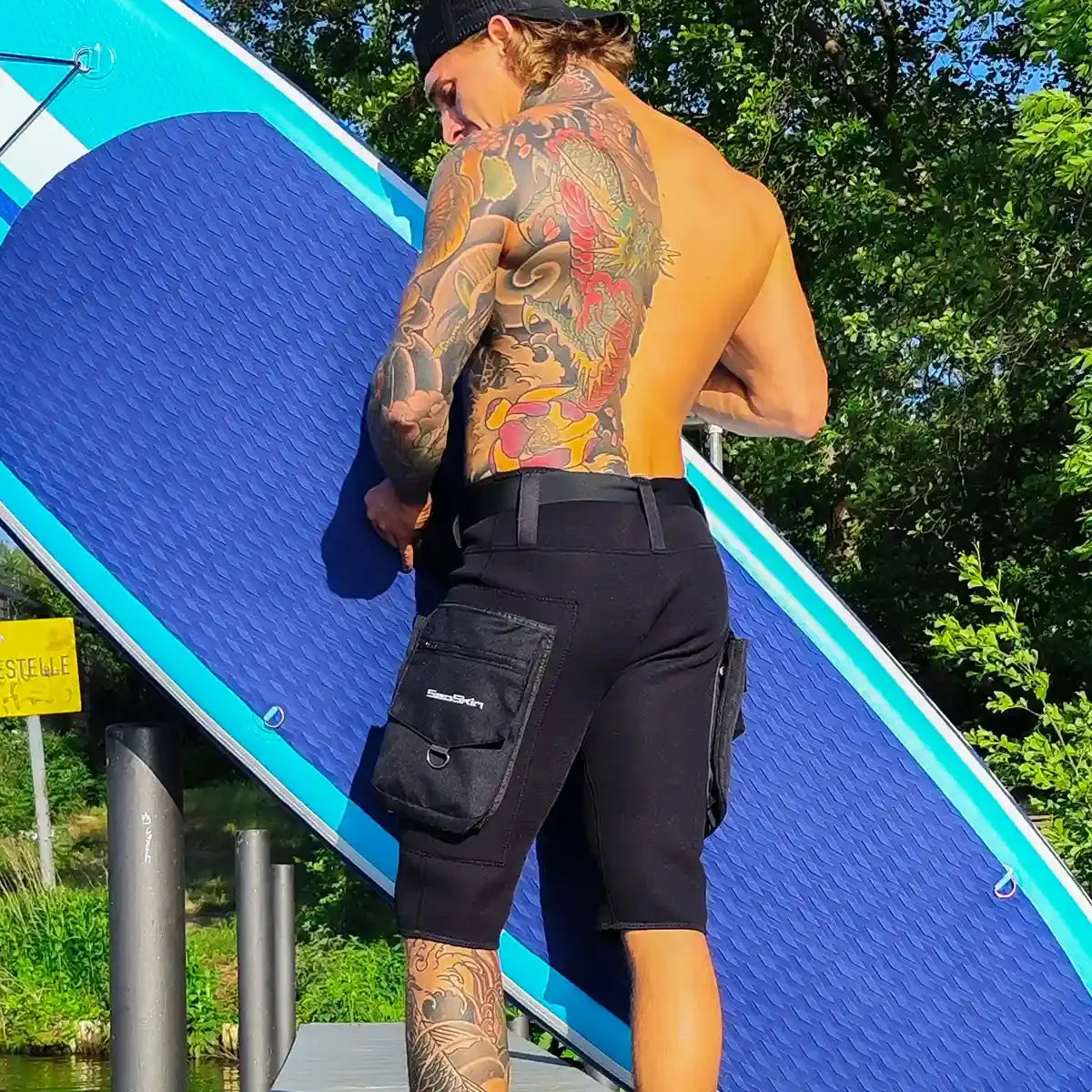 Mens Wetsuit Pants with Pockets