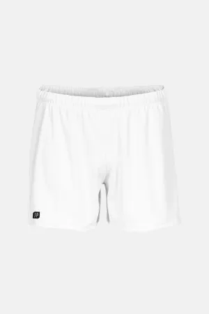 Mens White Tramp Shorts - Trampoline