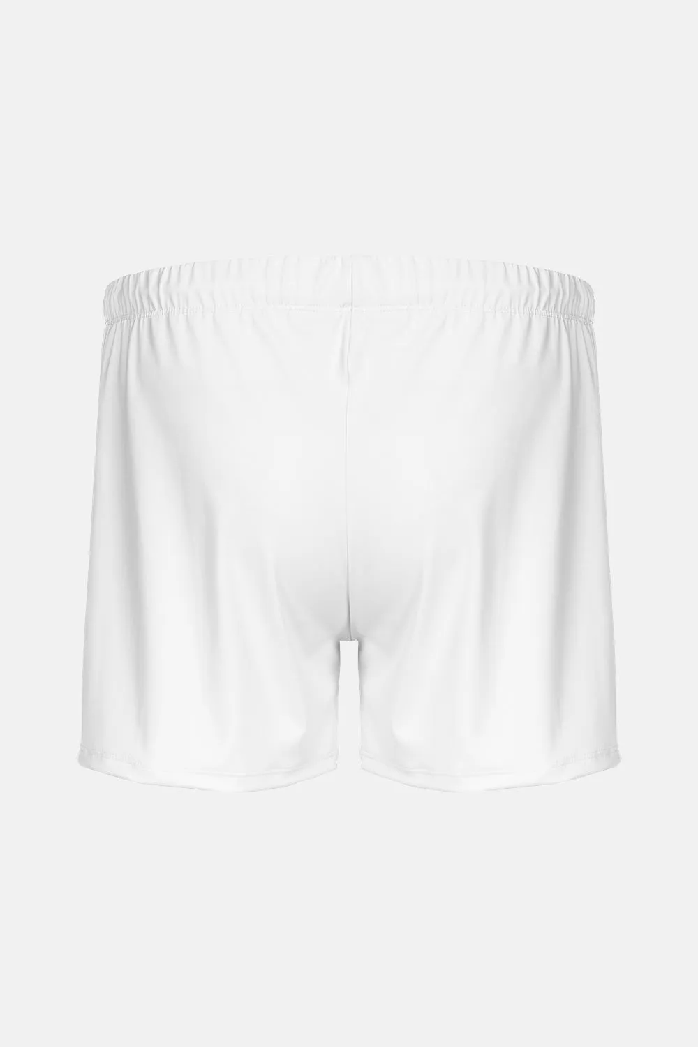 Mens White Tramp Shorts - Trampoline