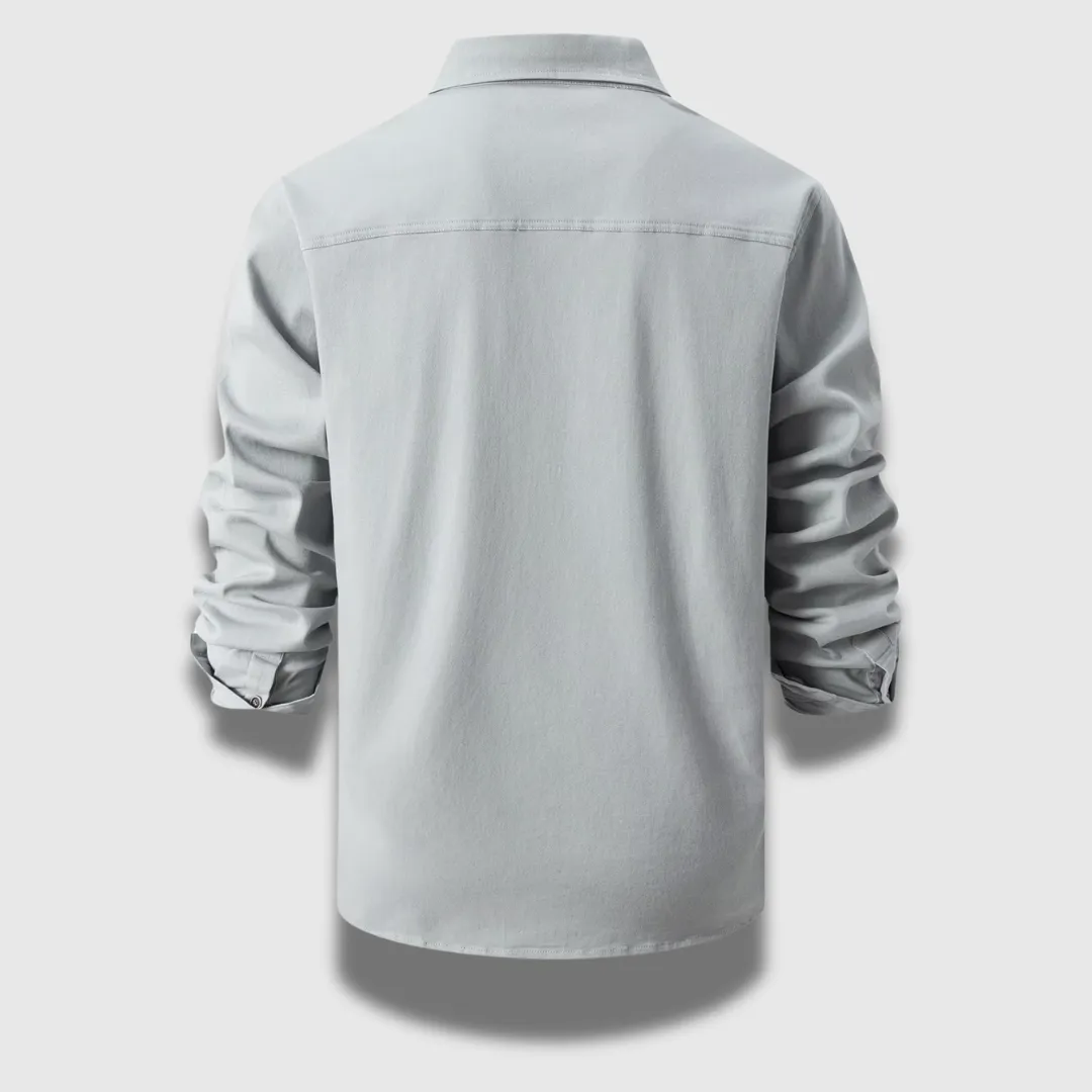 Men’s Worker Style Cotton Shirt - Rugged, Smart & Breathable