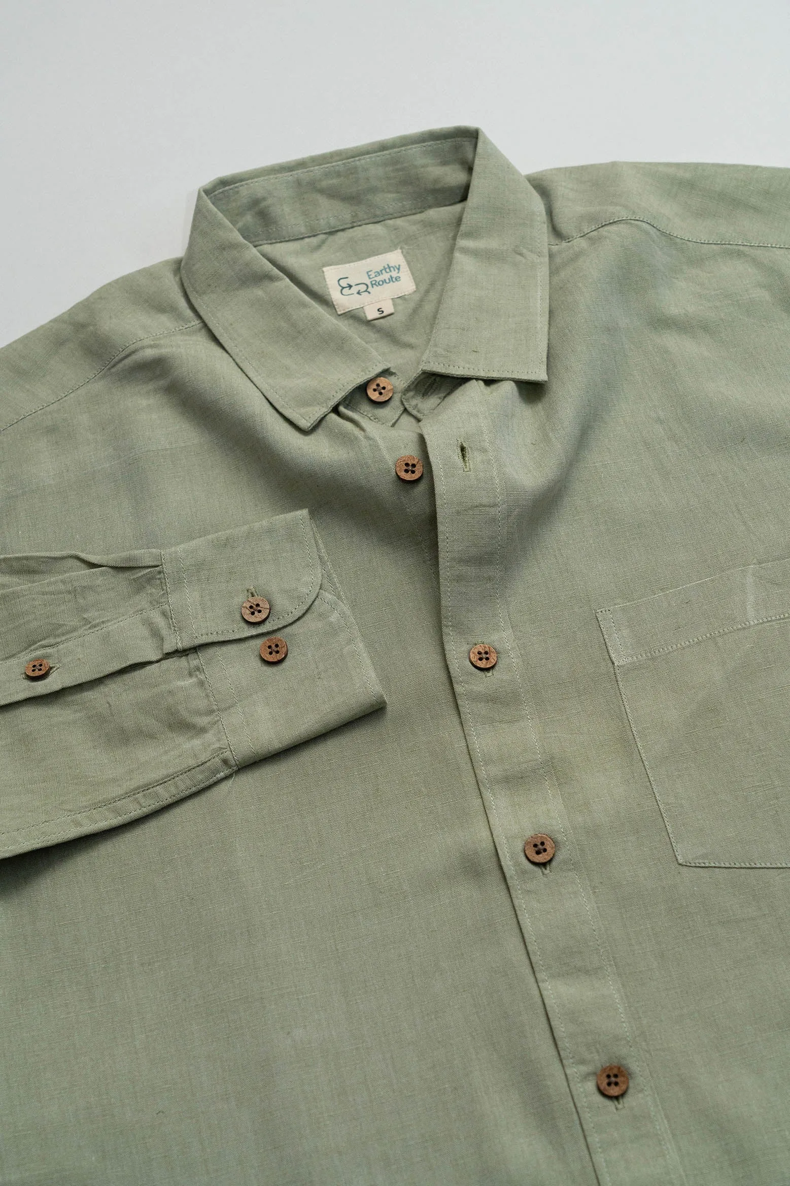 Military Green · Full Sleeve Shirt
