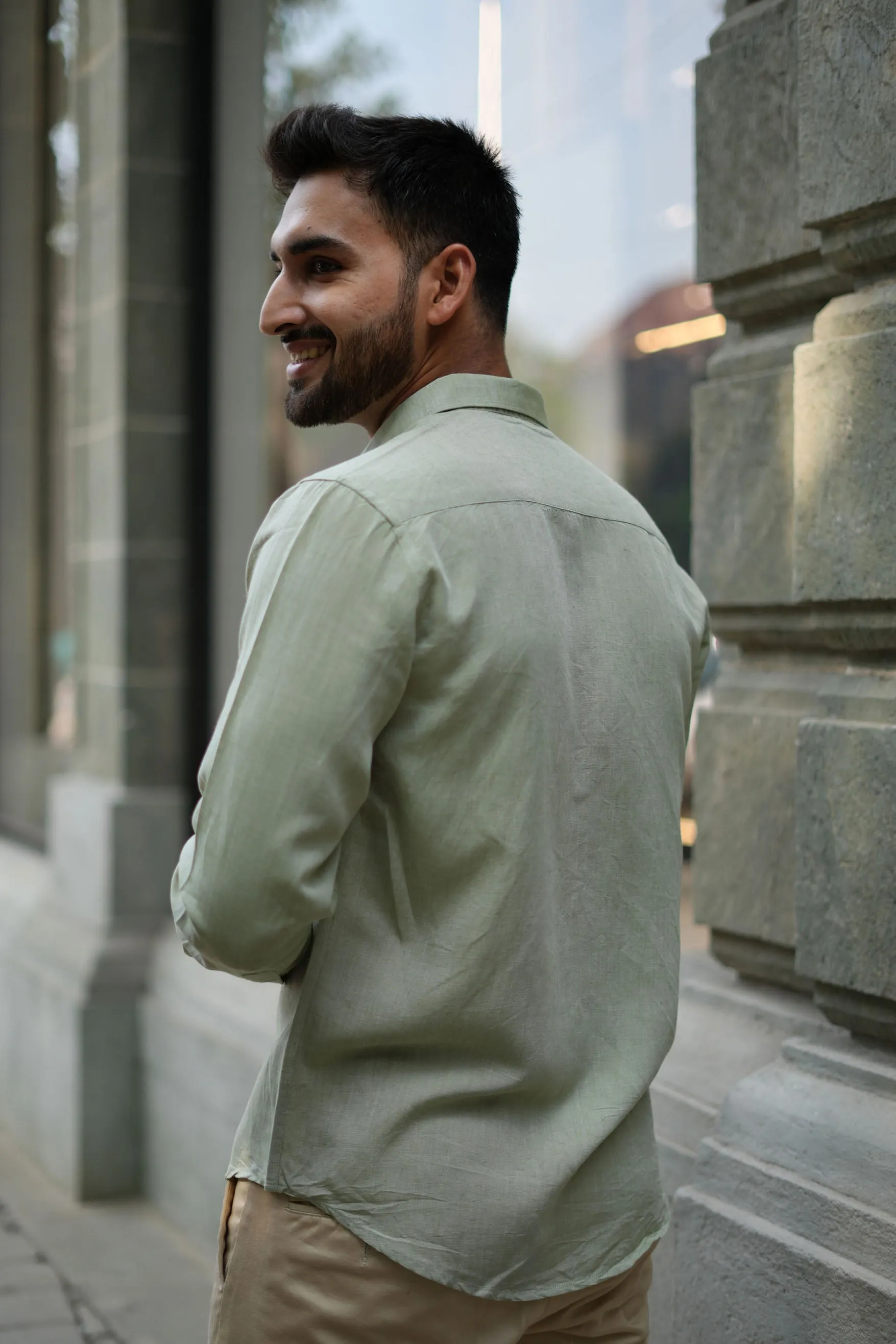 Military Green · Full Sleeve Shirt