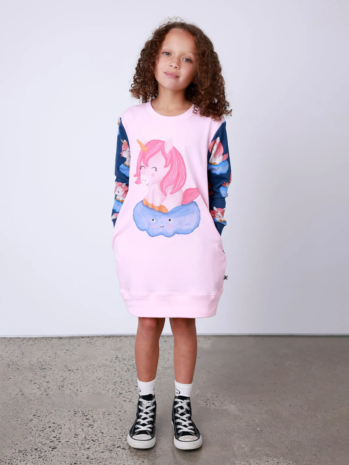 Minti Unicorns On A Cloud Dress