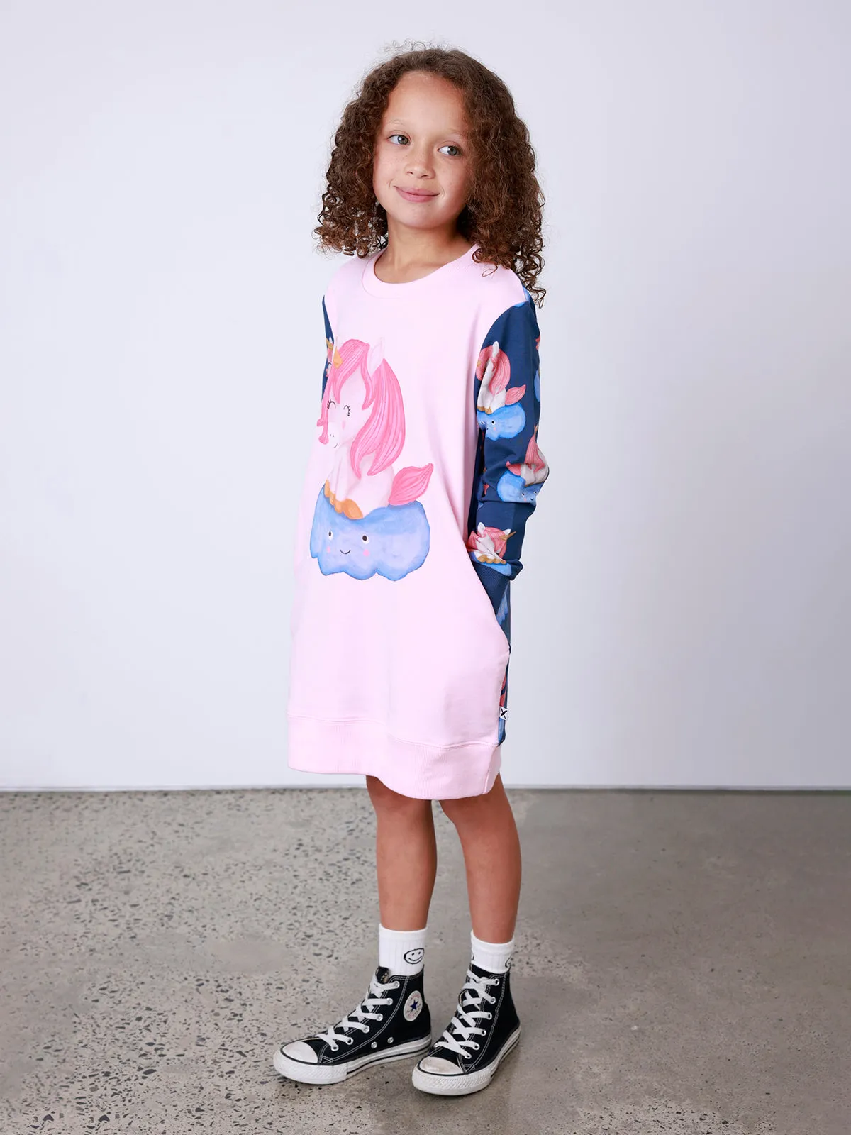 Minti Unicorns On A Cloud Dress