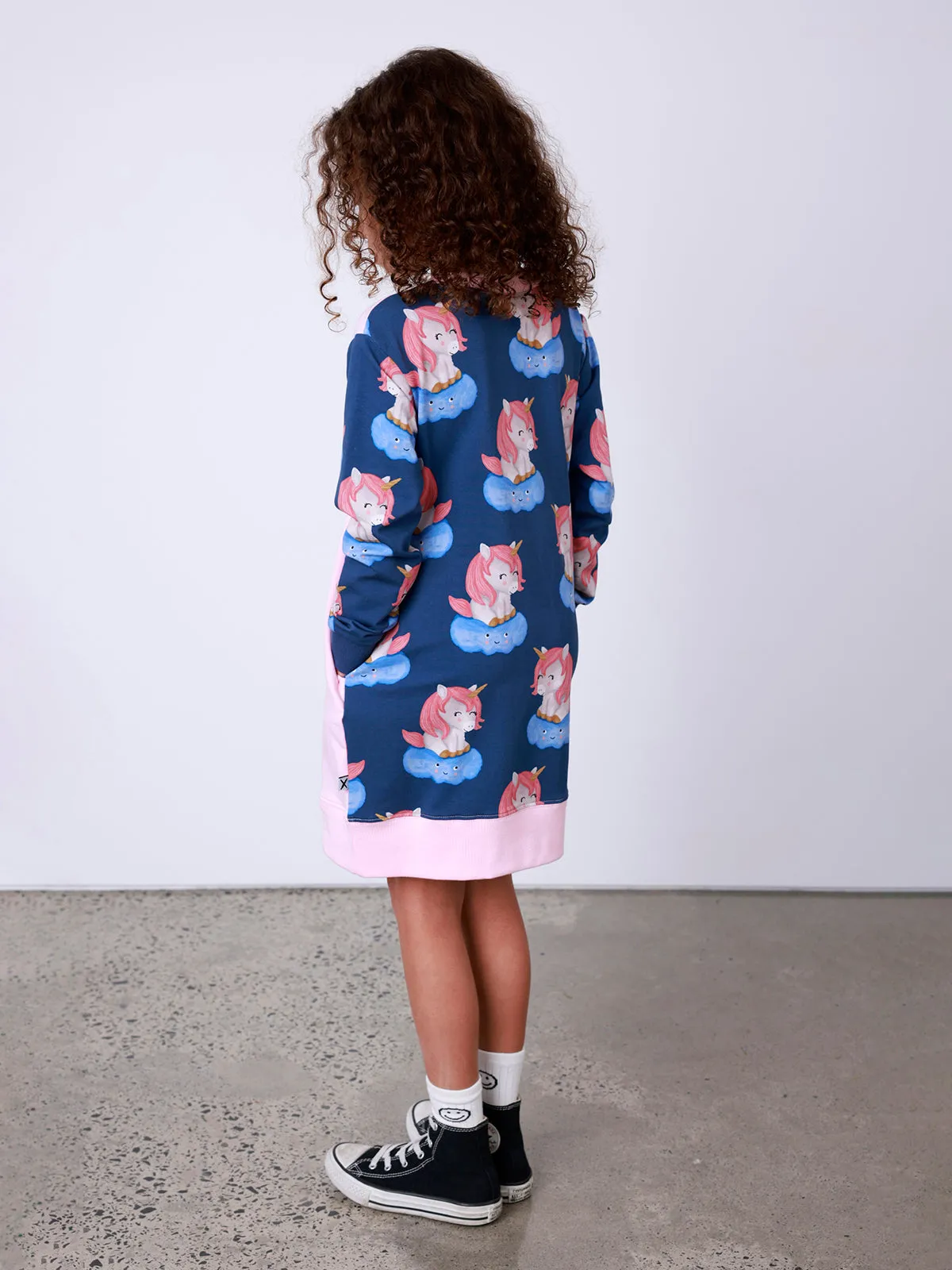 Minti Unicorns On A Cloud Dress