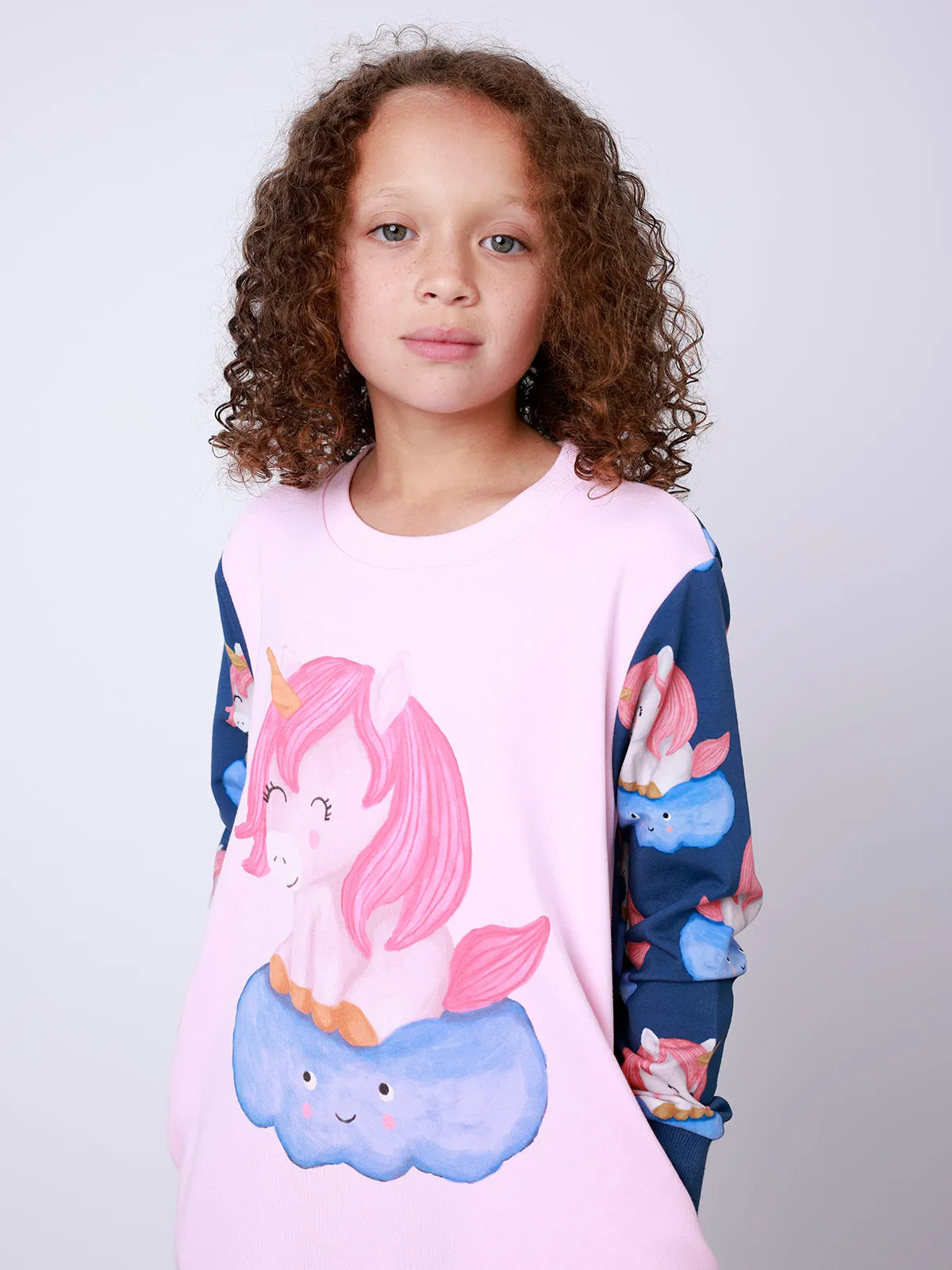 Minti Unicorns On A Cloud Dress