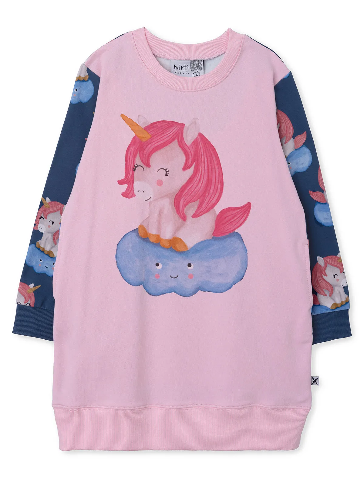 Minti Unicorns On A Cloud Dress