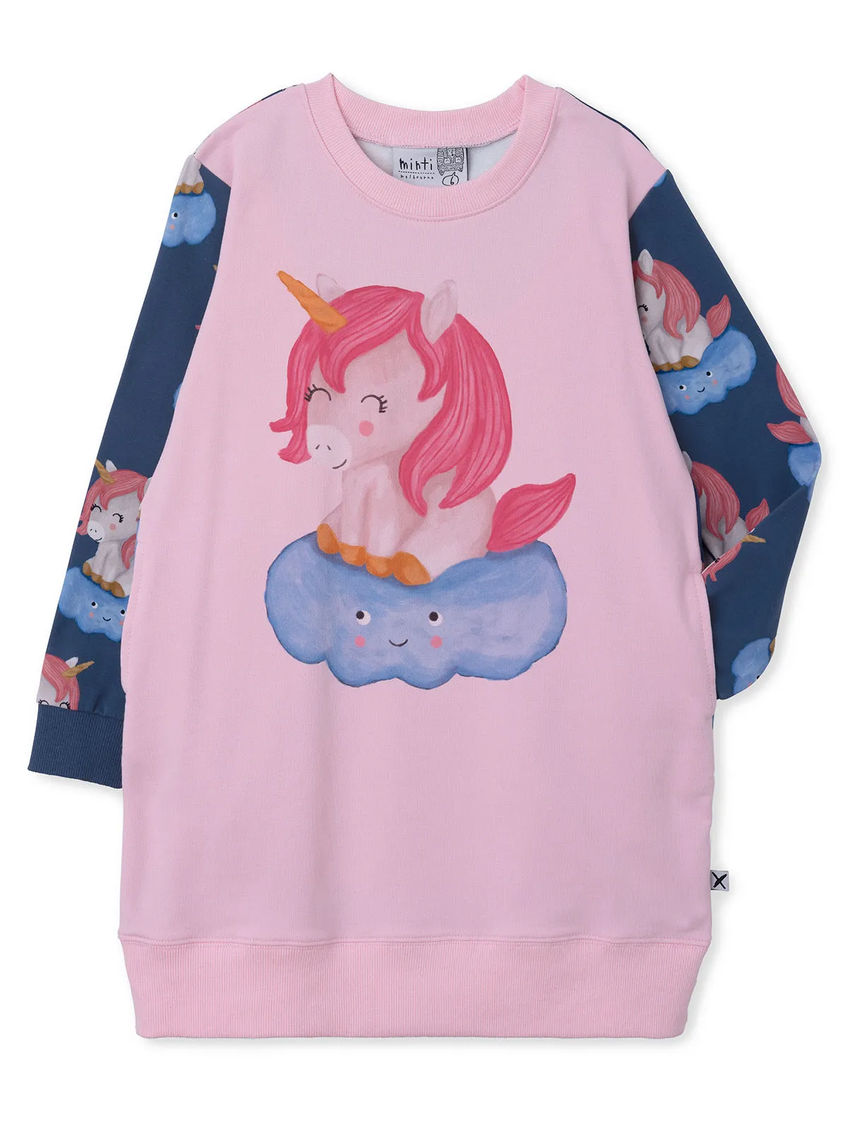 Minti Unicorns On A Cloud Dress