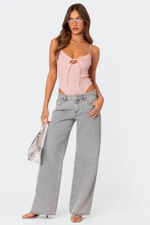 Mizi™ | Bow Jeans