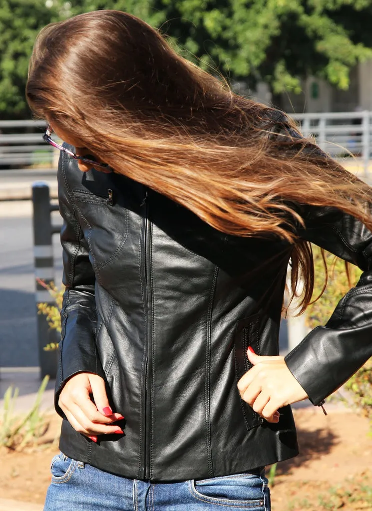 MJ ROOM - Original Leather Jacket for Women - Special leather cleaning