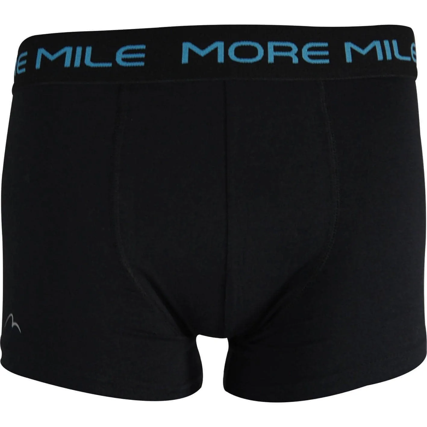 More Mile Classic (2 Pack) Mens Boxer Shorts - Black