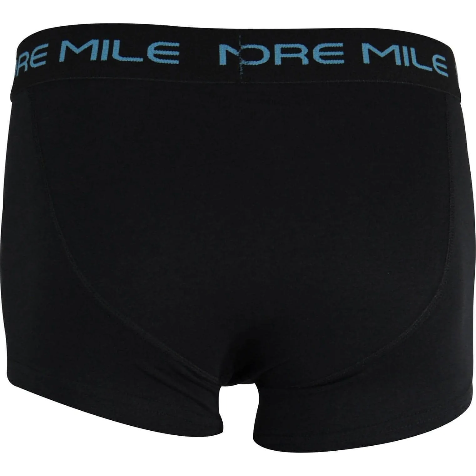 More Mile Classic (2 Pack) Mens Boxer Shorts - Black