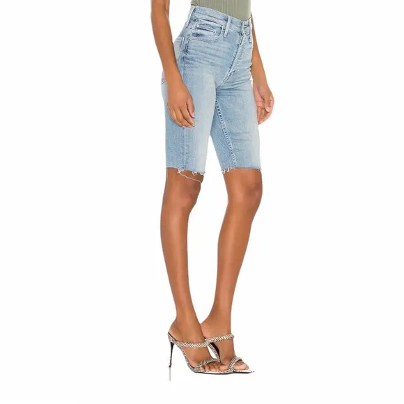 MOTHER The Tomcat Bermuda Jean Shorts 24