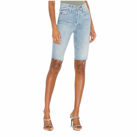 MOTHER The Tomcat Bermuda Jean Shorts 24