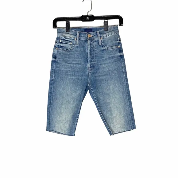 MOTHER The Tomcat Bermuda Jean Shorts 24
