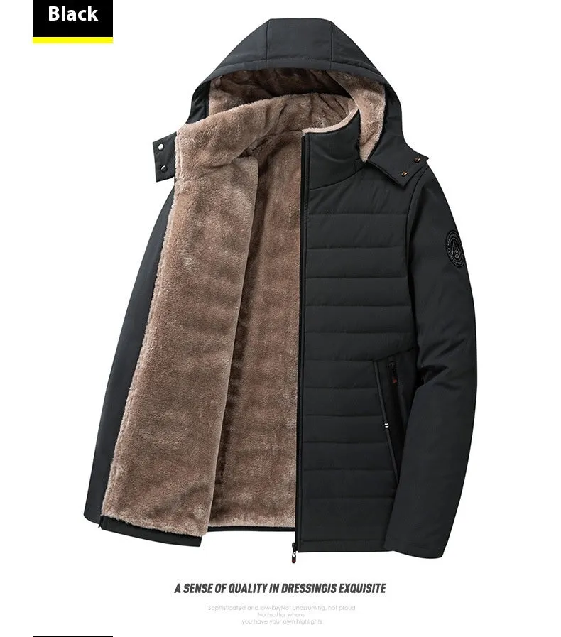Must-Have Plus-Size Winter Jackets for Men-Winter Jacke Herren-black