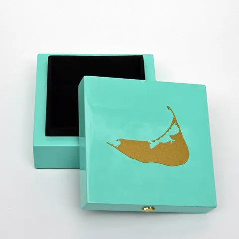 Nantucket Bauble Box in Aqua