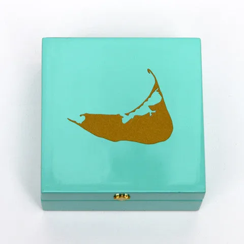 Nantucket Bauble Box in Aqua