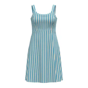 Navy - Blue Cream Vertical Stripe