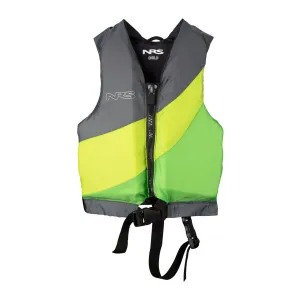 NRS Crew Child PFD Life Jacket Green