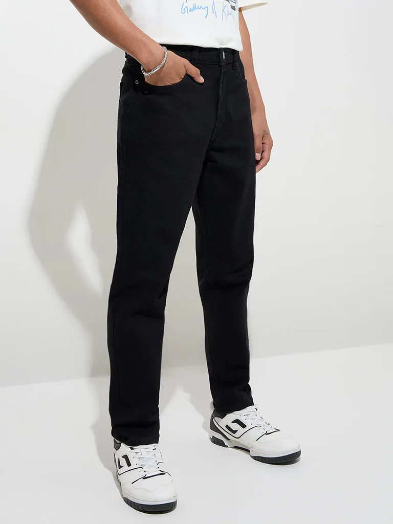 Nuon Black Slim - Fit Mid - Rise Jeans