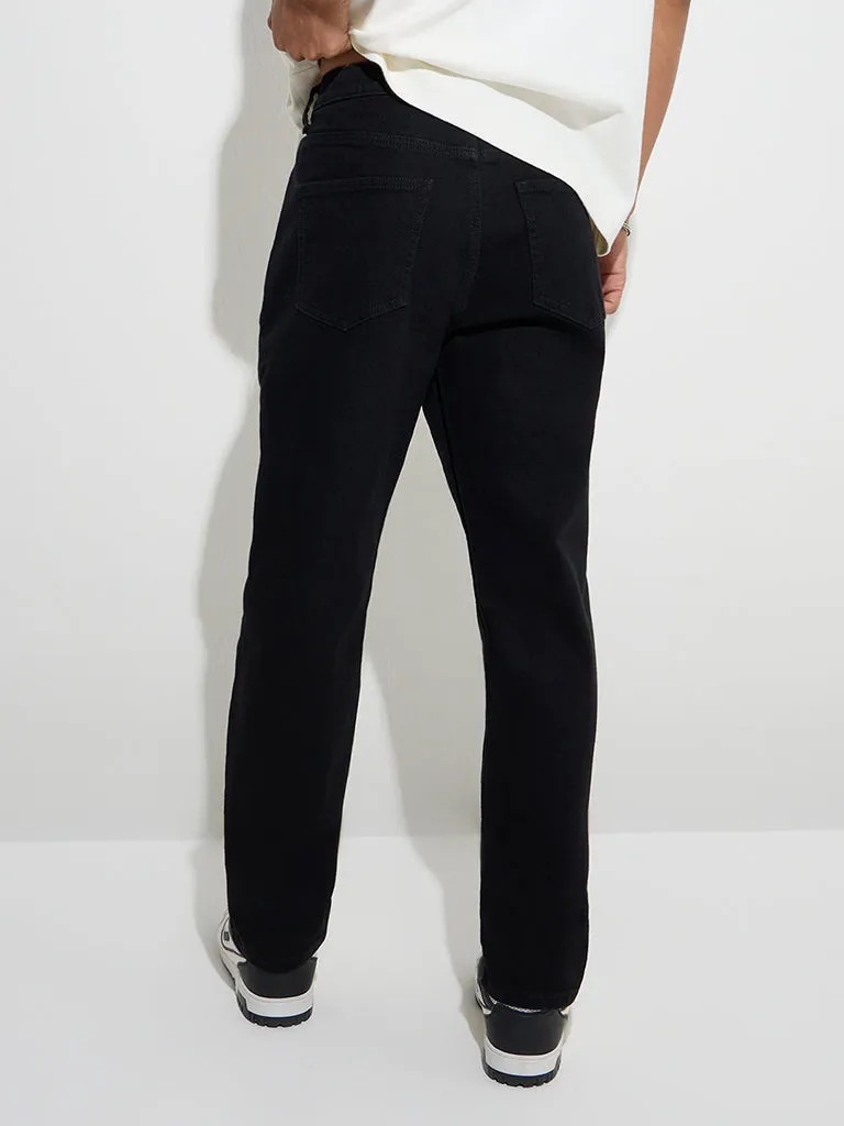 Nuon Black Slim - Fit Mid - Rise Jeans