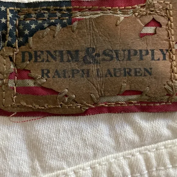 NWT Denim &amp; Supply by Ralph Lauren | Mini Distressed White Shorts | 27