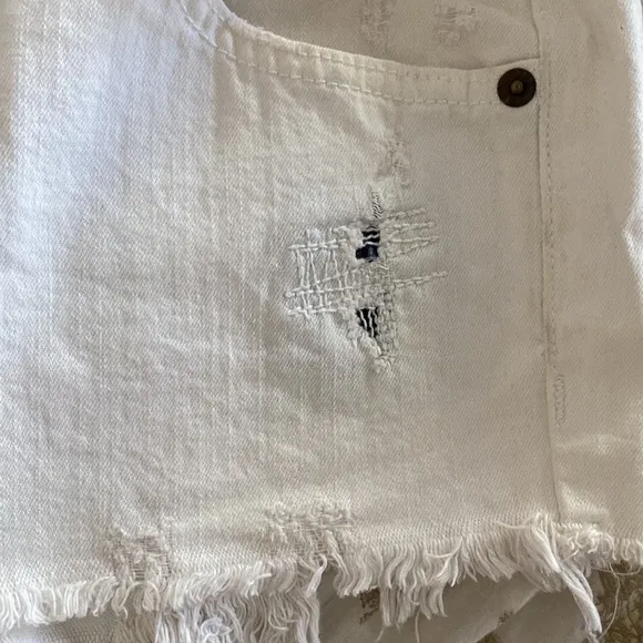 NWT Denim &amp; Supply by Ralph Lauren | Mini Distressed White Shorts | 27