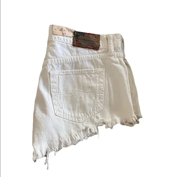 NWT Denim &amp; Supply by Ralph Lauren | Mini Distressed White Shorts | 27
