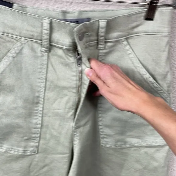 NWT Joes Jeans Wide Leg Ankle with Patch Pocket Desert Sage Green Sz 29