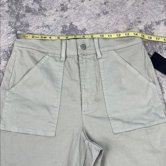 NWT Joes Jeans Wide Leg Ankle with Patch Pocket Desert Sage Green Sz 29