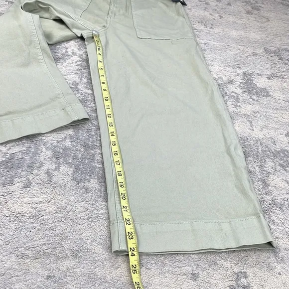 NWT Joes Jeans Wide Leg Ankle with Patch Pocket Desert Sage Green Sz 29