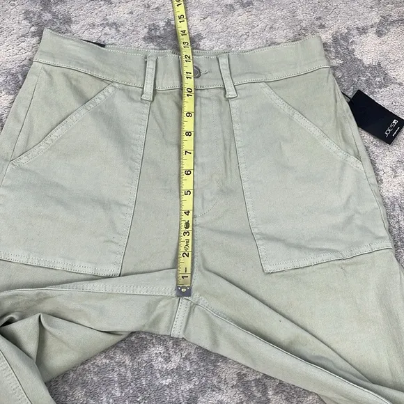 NWT Joes Jeans Wide Leg Ankle with Patch Pocket Desert Sage Green Sz 29