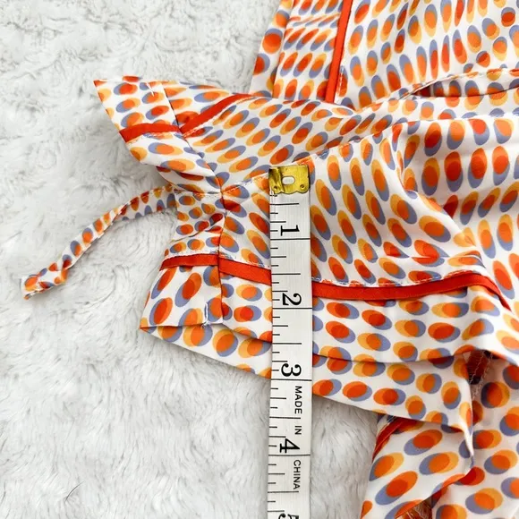 NWT- PLUSH x Free People SILKY OP ART LONG SLEEVE   SHORTS PJ SET WITH EYE MASK