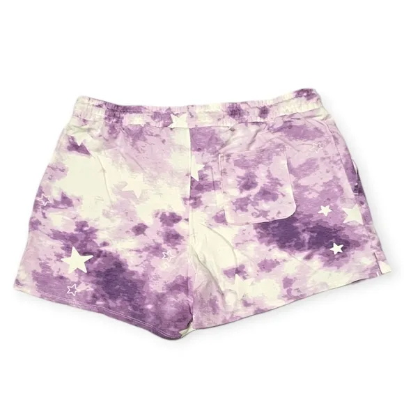 NWT Wildfox Tie Dye Stars Pajama/Loungewear SET: Sweatshirt and Shorts