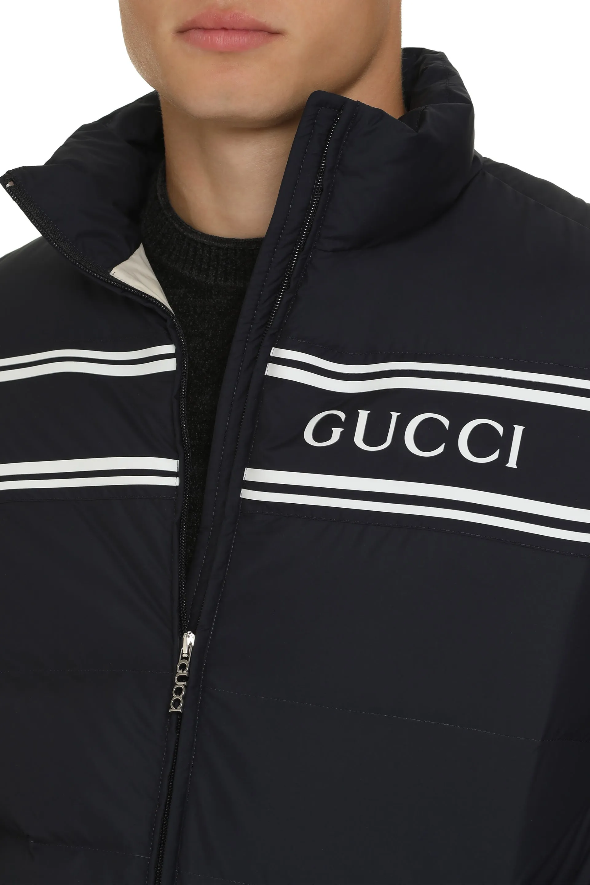 Nylon down jacket