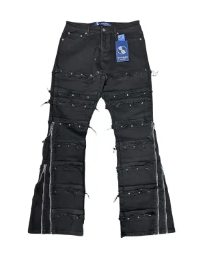 Obsidian Stacked Jeans Multi-Strap