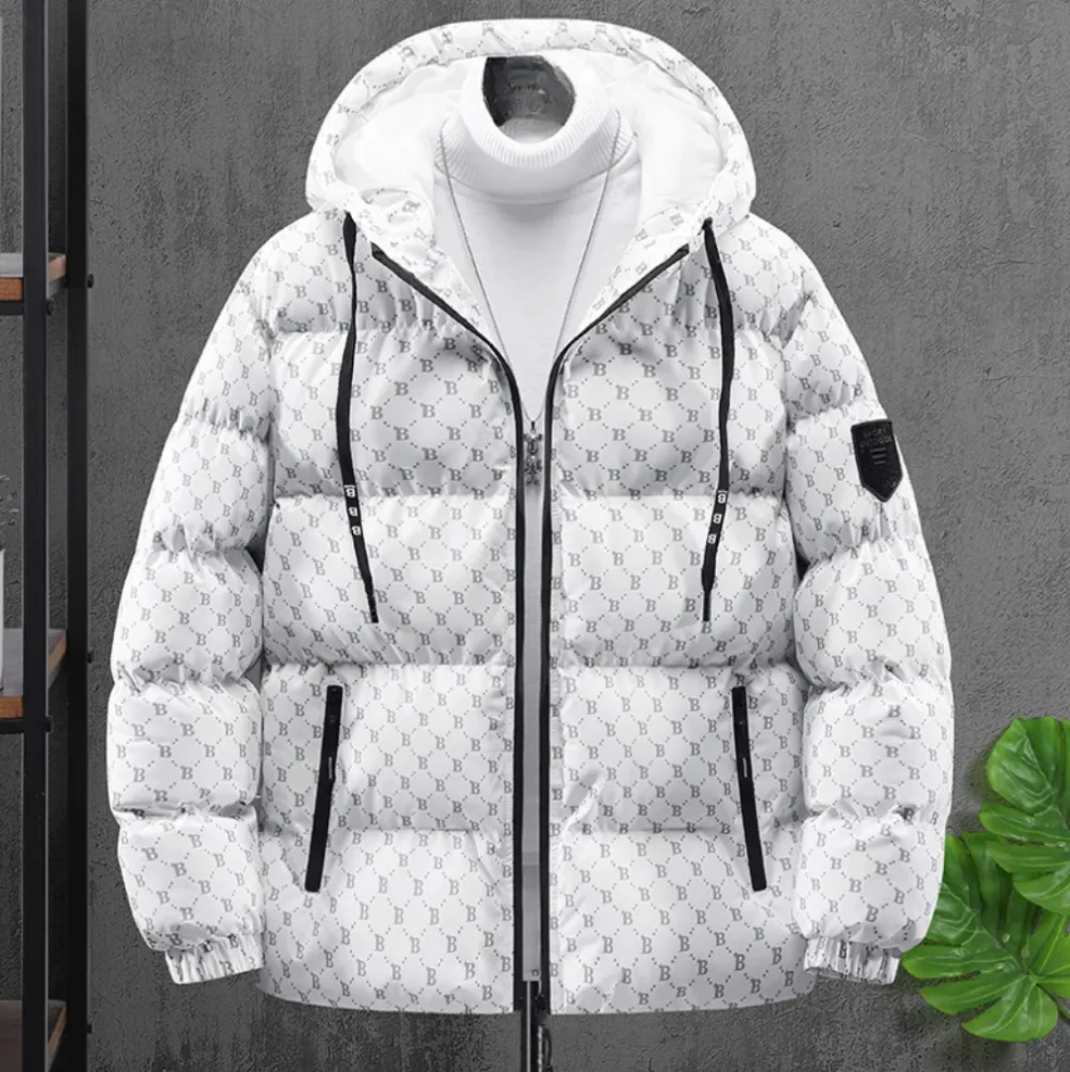 Ole - warm padded men's hooded jacket