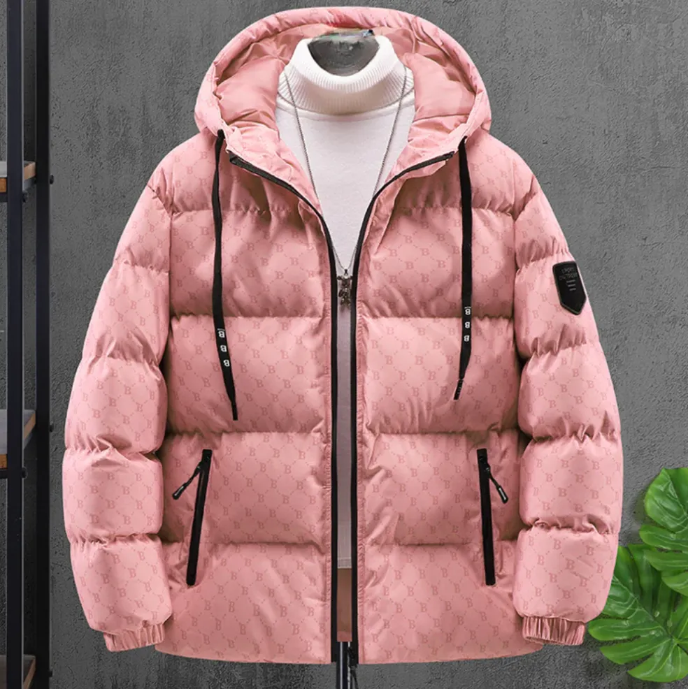 Ole - warm padded men's hooded jacket