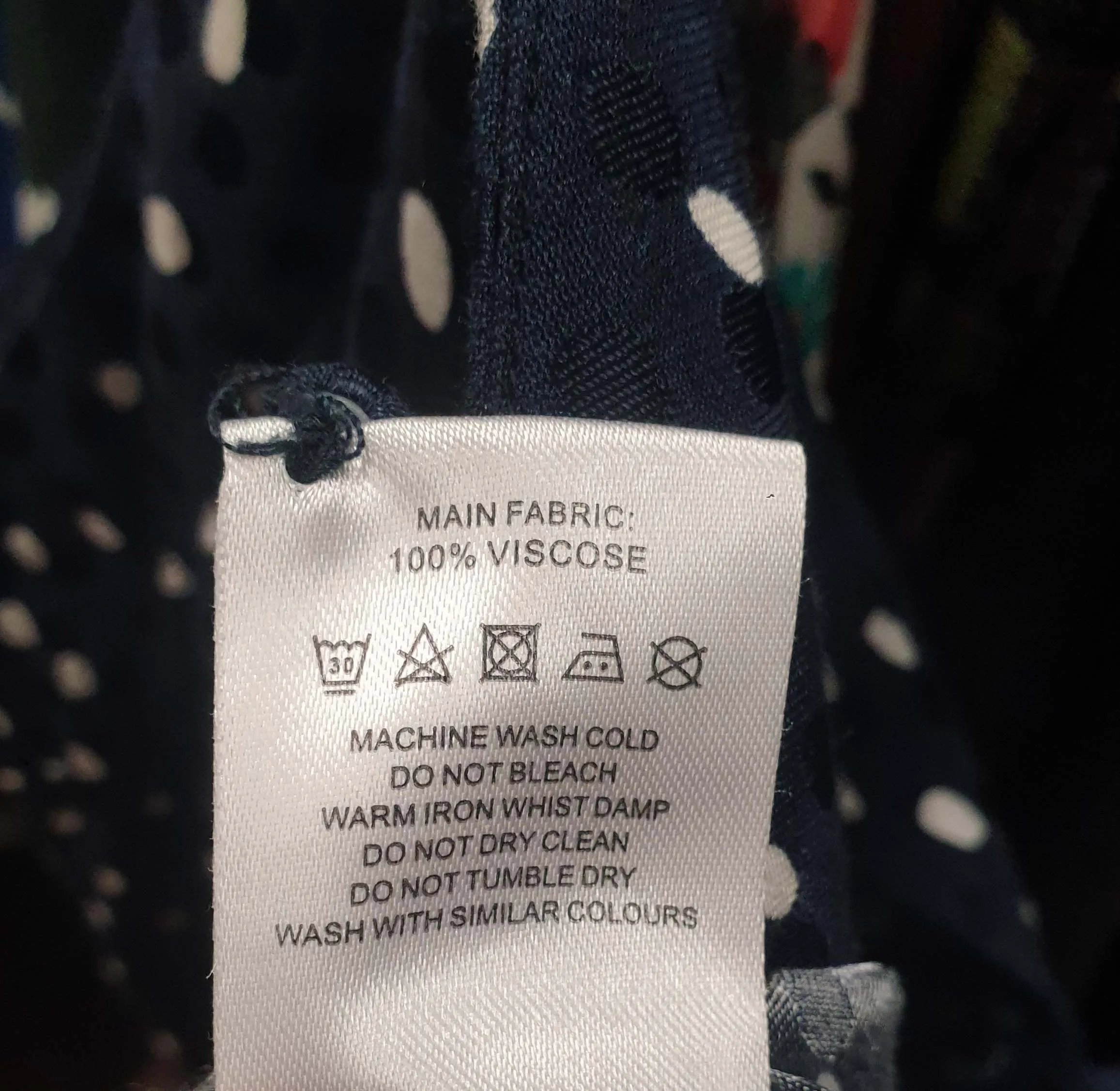 Oliver Bonas blue spotty jumpsuit size UK12 / AU 10