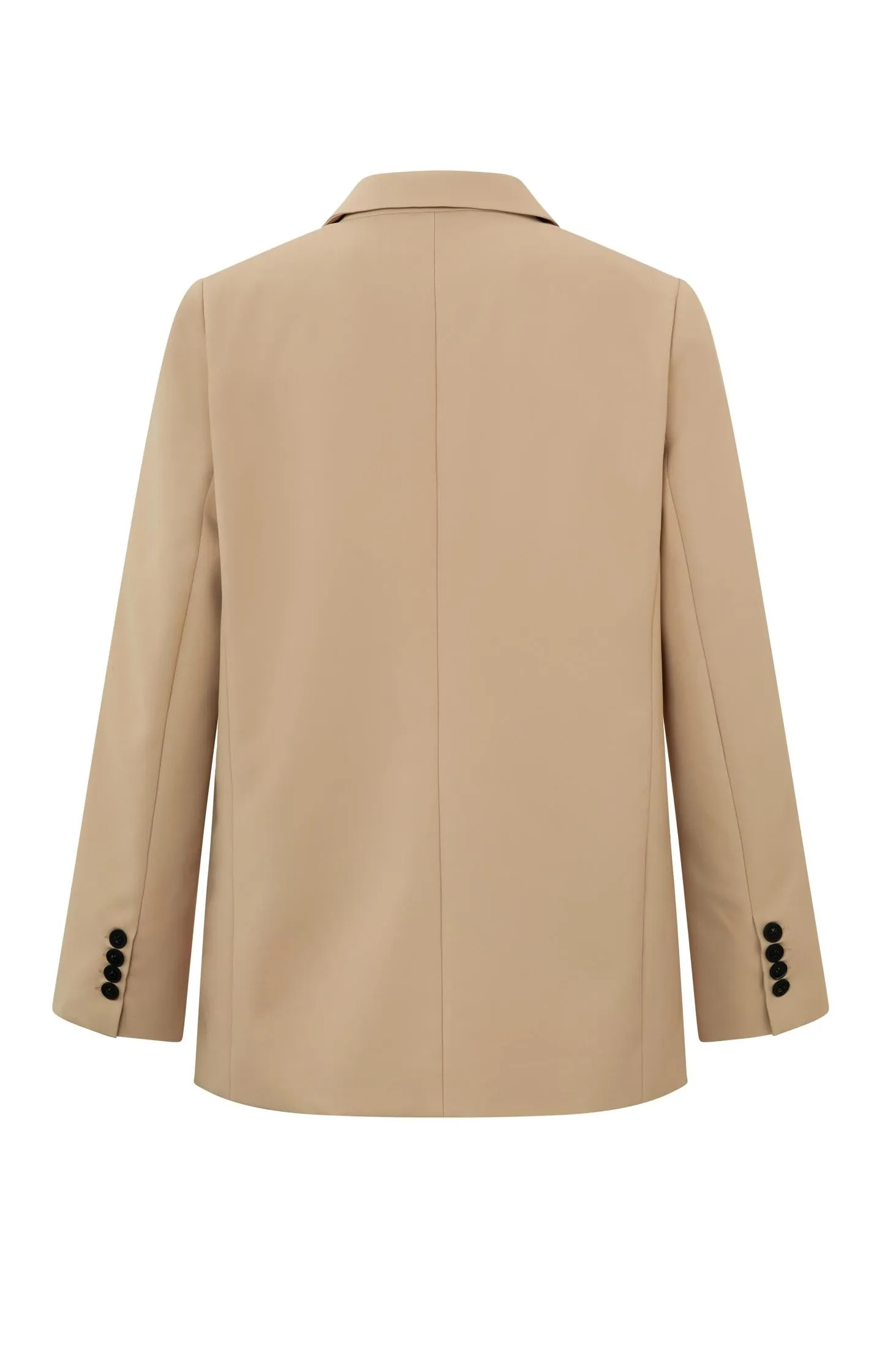 Oversized blazer with long sleeves, pockets and buttons