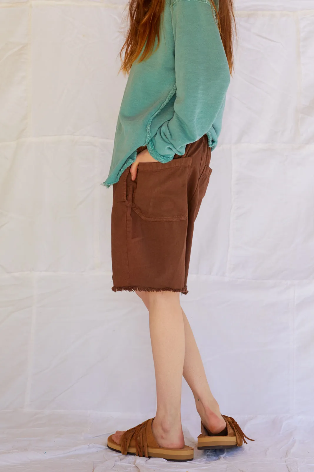 P57 Inakaya shorts in Cocoa Brown
