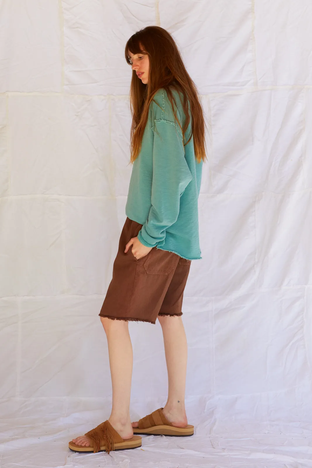 P57 Inakaya shorts in Cocoa Brown