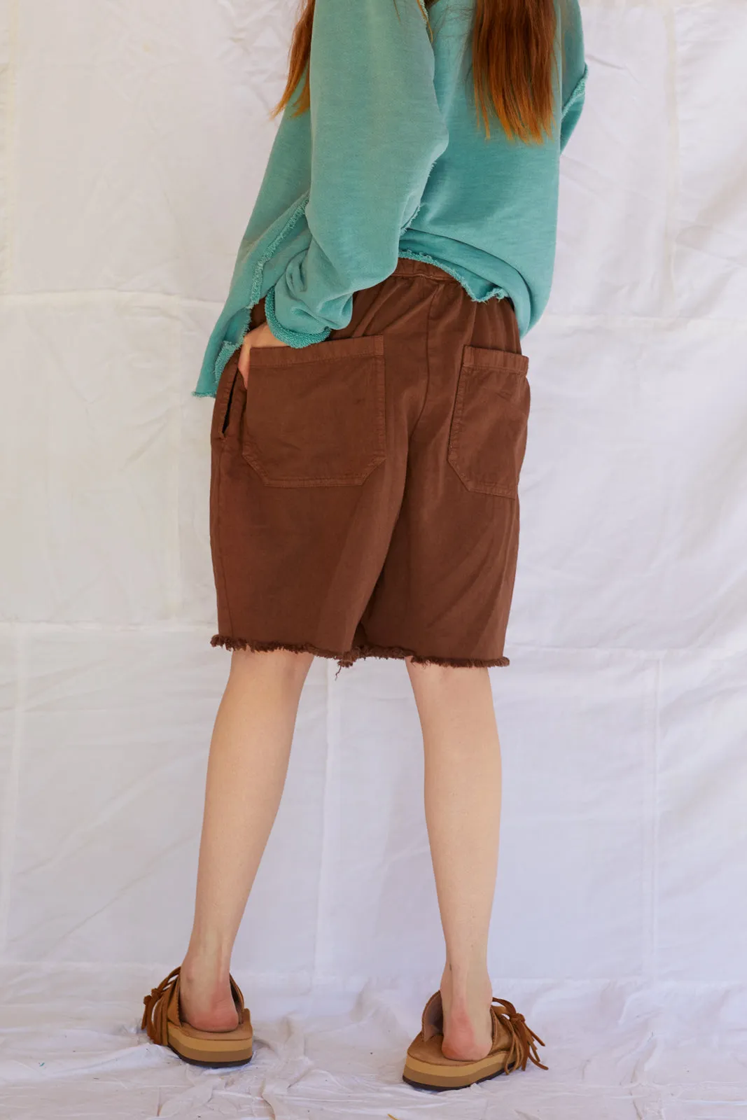 P57 Inakaya shorts in Cocoa Brown