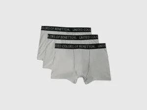 Pack of 3 Solid Colour Low Rise Boxer Briefs