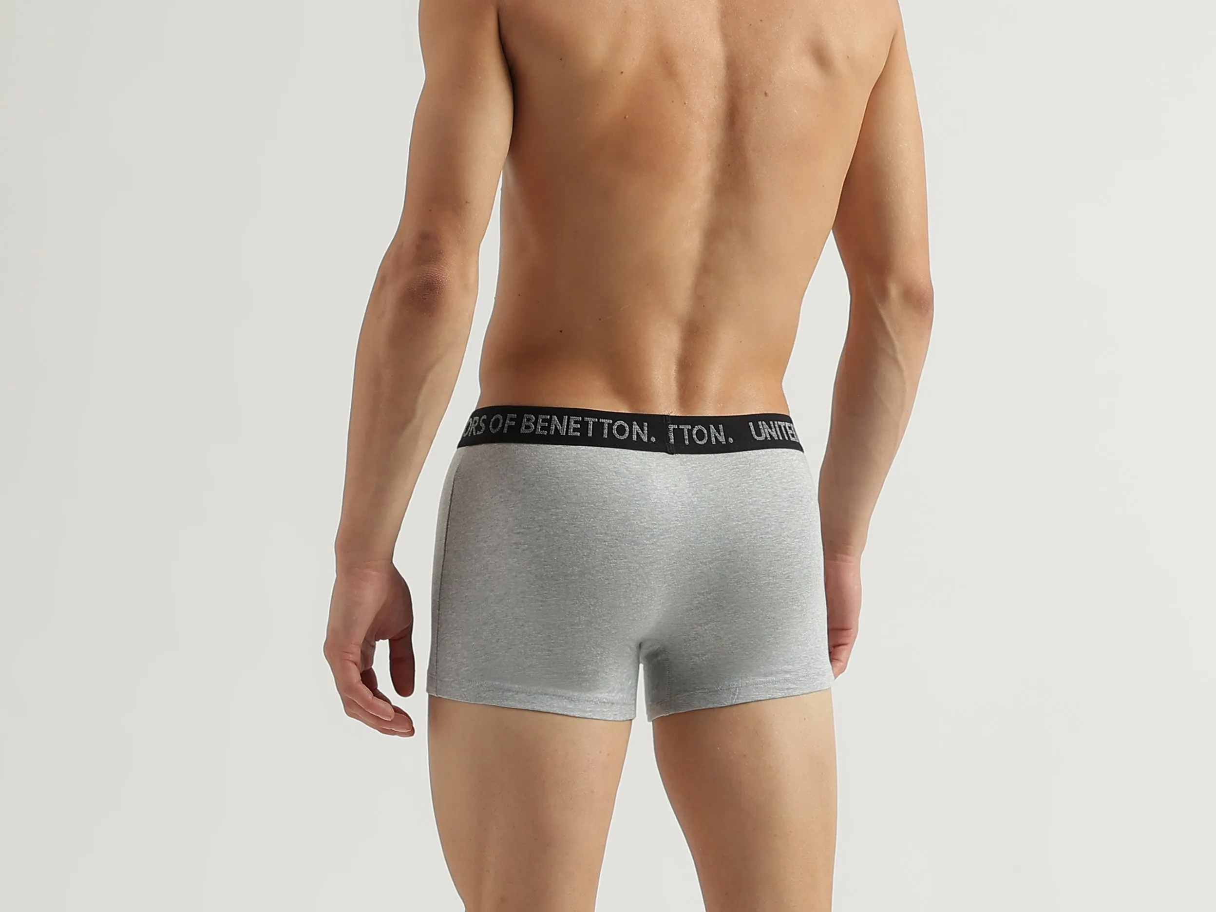 Pack of 3 Solid Colour Low Rise Boxer Briefs